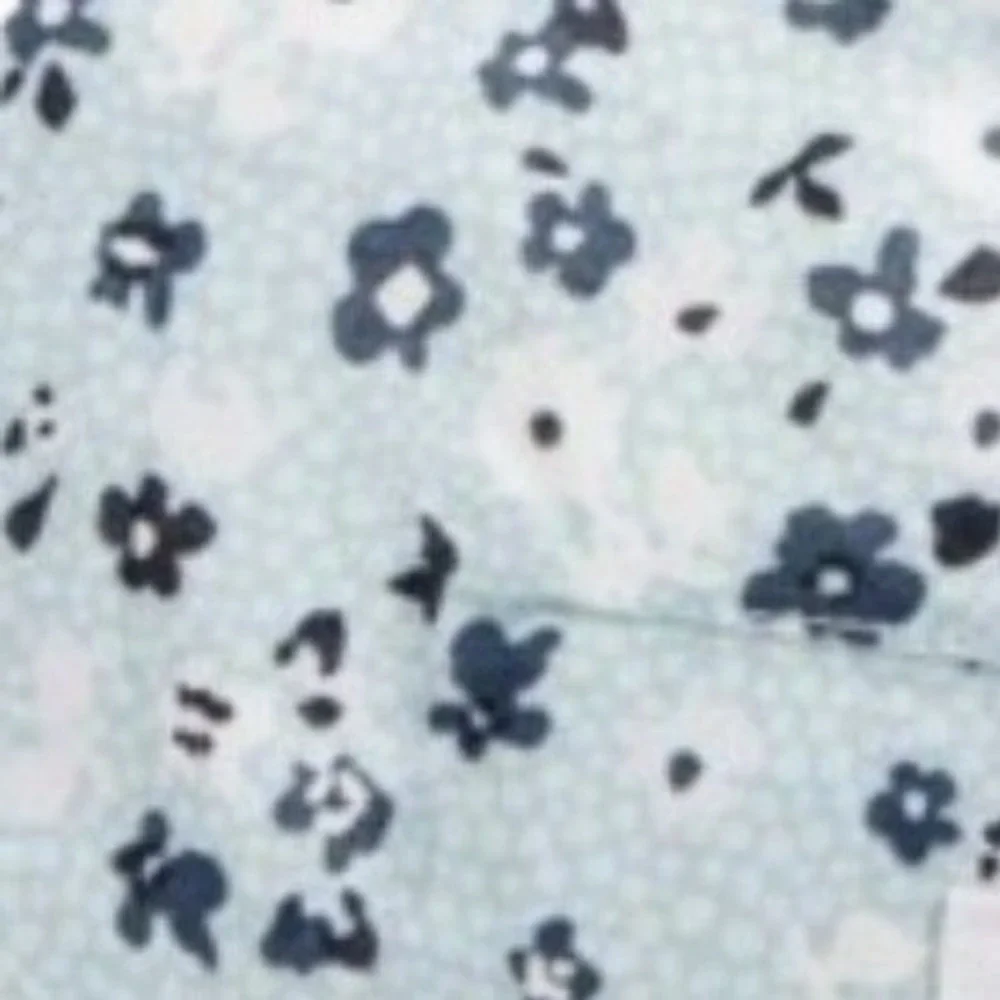 Vera Bradley Iconic Breakaway Lanyard Floating Ditsy Blue Silver Floral NWT